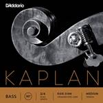 Kaplan Orchestral Bass Strings Set 3/4 Medium