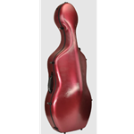 Primo CC-6360 Poly Carbon Cello Case Red 4/4