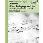 RCM 2021 Official Examination Papers: Piano Pedagogy Written