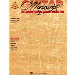 Guitar Manuscript Paper Book