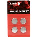 Planet Waves CR2032 Lithium Battery 4 Pack