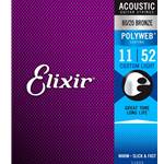 Elixir Polyweb Acoustic Strings 11-52