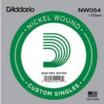 D'Addario Nickel Wound Electric Guitar Single String .054