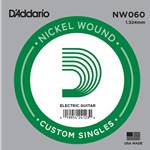 D'Addario Nickel Wound Electric Guitar Single String .060
