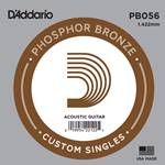 D'Addario Phosphor Bronze Acoustic Guitar Single String .056