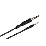 Hosa 10 Foot Stereo Interconnect Cable 3.5 mm TRS to 1/4 in TRS