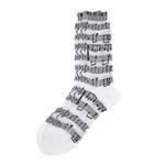 Women's Music Score Keyboard Socks