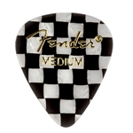 Fender 351 Checkered Picks 12 Pack Medium