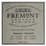 Fremont Sop/Con Ukulele Strings Clear Fluorocarbon