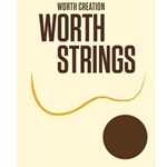 Worth Brown Tenor High G Ukulele String Set