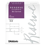 Rico Reserve Classic Clarinet Reeds # 3