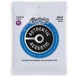 Martin MA535 Authentic Custom Light Acoustic Strings, Phosphor Bronze