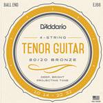 D'addario EJ66 4-String Tenor Guitar Strings, 80/20 Bronze (10-32)
