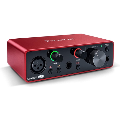 Focusrite Scarlett Solo MK. 3 USB Interface | Tapestry Music