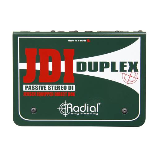 Radial JDI Duplex Premium Stereo Passive DI Box | Tapestry Music