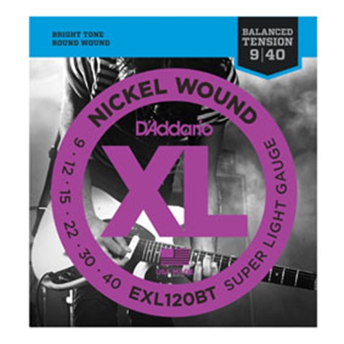 D'Addario EXL120BT Electric Guitar Strings 9-40