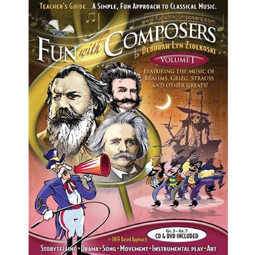 Fun with Composers Teachers Guide Volume I (Gr. 3 - 7) - Digital Download
